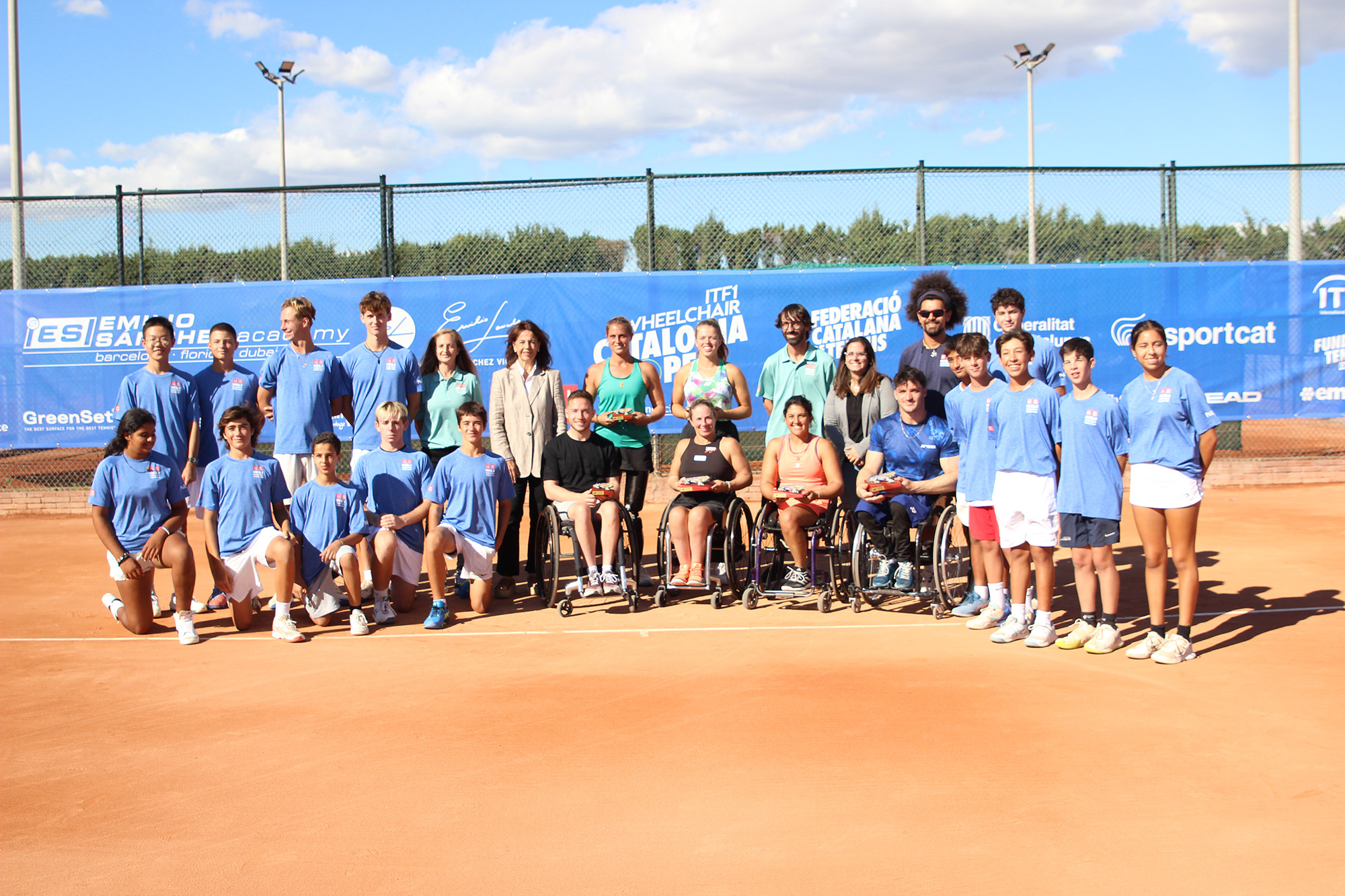 Image for GUSTAVO FERNÁNDEZ Y LIZZY DE GREEF, CAMPEONES DE LA SEGUNDA EDICIÓN DEL ITF1 WHEELCHAIR CATALONIA OPEN