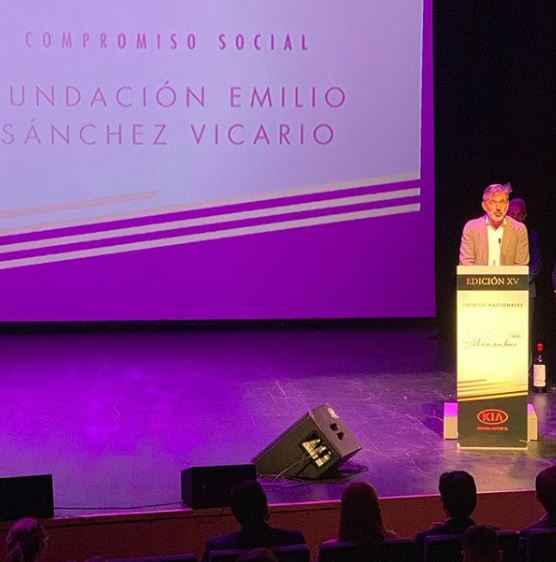 Image for La Fundación Emilio Sánchez Vicario premiada por su labor de compromiso social con Galardón La Alcazaba de Avila