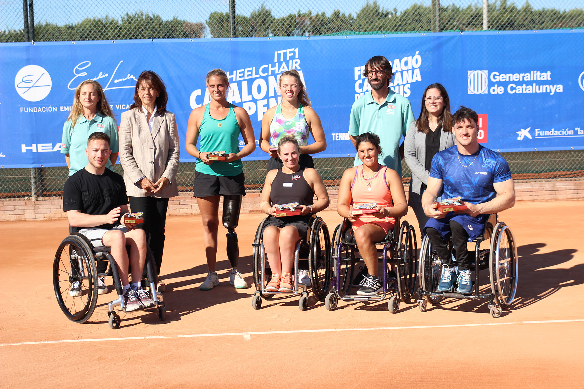 Image for GUSTAVO FERNÁNDEZ Y LIZZY DE GREEF, CAMPEONES DE LA SEGUNDA EDICIÓN DEL ITF1 WHEELCHAIR CATALONIA OPEN