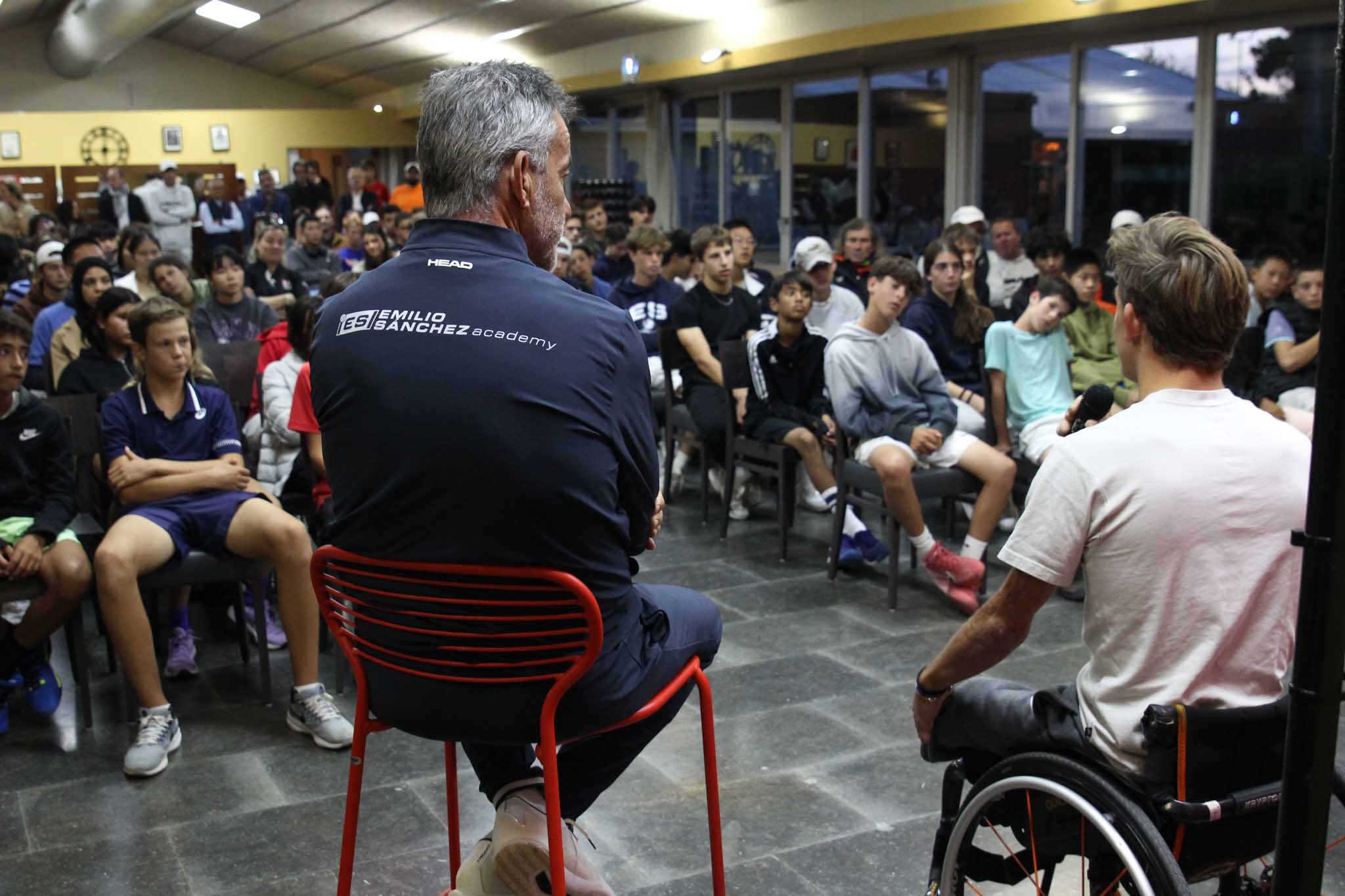 Image for “Superación y Resiliencia”, charla coloquio en Nec Master Mundial de Tenis en silla