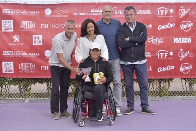 Image for El japonés Takuya Miki y la china Hui Min Huang ganadores del VIII Torneo ITF Wheelchair Fundación Emilio Sánchez Vicario en La Ciudad de la Raqueta (Madrid).