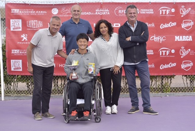 Image for El japonés Takuya Miki y la china Hui Min Huang ganadores del VIII Torneo ITF Wheelchair Fundación Emilio Sánchez Vicario en La Ciudad de la Raqueta (Madrid).
